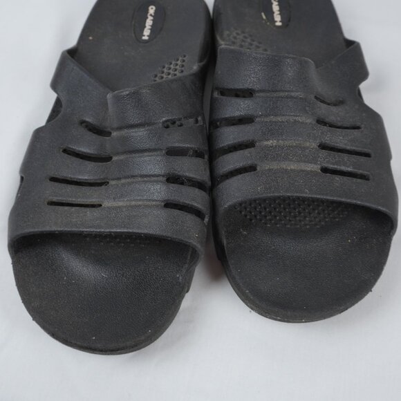 Okabashi Eurosport‎ Unisex Black Sandals Size LL Men's 9/10 Women's 11/12 - Picture 2 of 9
